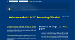 Desktop Screenshot of eupvsec-proceedings.com