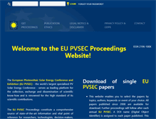 Tablet Screenshot of eupvsec-proceedings.com